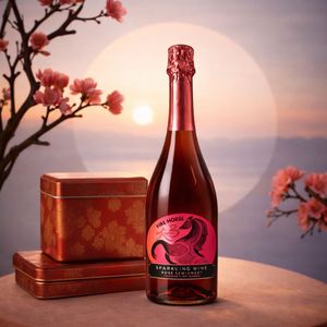 Fire Horse - Vino Rosato Frizzante Semidolce |   Airen & Tempranillo 9.5% ABV 750ml |   Vino Spumante Rosé Spagnolo - Product Image 2