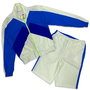 Ensemble de short de jogging en nylon personnalisé décontracté nouveau style coupe-vent pour homme ensemble de survêtements coupe-vent de gym fitness pour hommes - Product Image 3