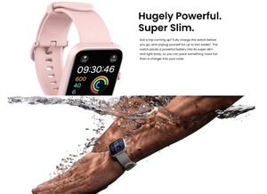 Reloj Inteligente Unisex de 1.69 Pulgadas con Pantalla Cuadrada IPS, Monitor de Actividad Física para iOS, Más de 100 Modos Deportivos, Monitor de Frecuencia Cardíaca/SpO2/Sueño, IP68, Silicona - Product Image 4