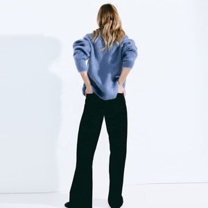 Sweat à capuche et sweat-shirt à capuche Streetwear d'hiver en laine/cachemire pour femmes de haute qualité avec logo avant - Product Image 2