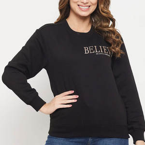 Sudadera Transpirable para Mujer, con Textura Suave, Informal, Mezcla de Algodón, para Días Informales - Product Image 1