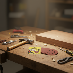 Discos de Lijado con Velcro Stanley de 125 mm, Acoplamiento Rápido, Paquete Múltiple para Lijadoras Orbitales Aleatorias - Product Image 3