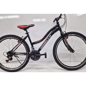 Bicicleta Dorello de 24 Pulgadas con Cuadro de Acero y Llantas de Fibra de Carbono Modelo 2641, Doble Suspensión y 6 Velocidades, con Neumáticos de 2.6 Pulgadas para Desplazamientos Urbanos - Product Image 1