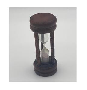 Petite Sablier en Bois Portable pour Cuisine Bureau Jeux de Société Méditation Étude ou Bureau avec Sable Coulant Lisse - Product Image 1