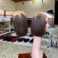 PROMOTION EXCEPTIONNELLE : Perruques Lace Front HD transparentes pour femmes, vente en gros, couleur naturelle, cheveux humains du Vietnam, perruques Bob lisses en cheveux Remy