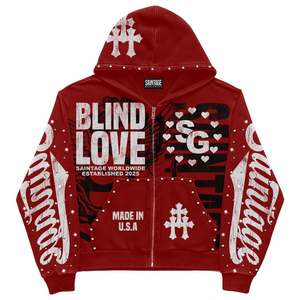 Sudadera con capucha y cremallera unisex extragrande con pedrería, de algodón grueso de 450 g/m², con estampado personalizado, fabricante de ropa urbana. - Product Image 3