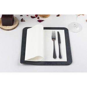 Serviettes blanches 48x48cm Bambulux Eco 240 pièces B2B - Product Image 2