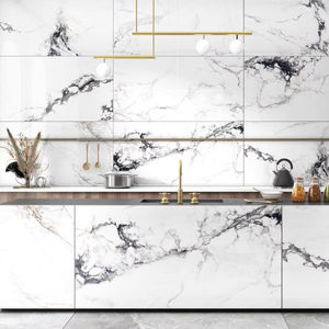 Carreaux de porcelaine émaillés antidérapants Nero Piasso au design italien moderne pour villas, centres commerciaux, écoles - Product Image 1