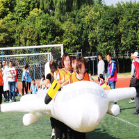 Jeu de construction d'équipe de jeu d'usine gonflable jeu de sport amusant en plein air pour adultes et enfants