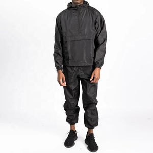 Chaqueta Cortavientos con Capucha de Nailon Personalizada para Hombre, Chaqueta de Invierno Impermeable con Bloques de Color para Exteriores - Product Image 2