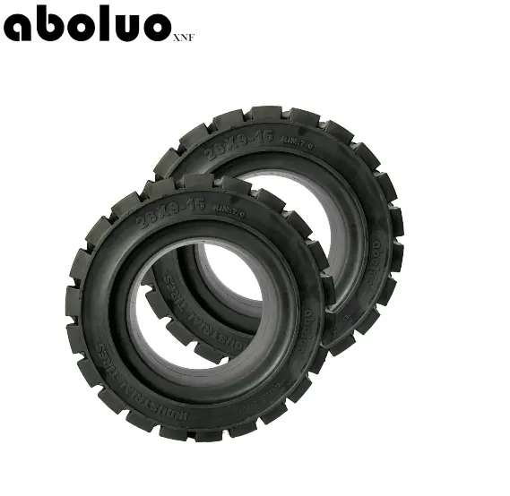 aboluo Solid Tire For Forklift 28x9-15 Tire Supply Variety Low Wear Using For Forklift Iso Customized Packing Made In Vietnam