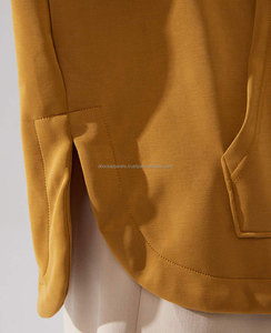 Vente en gros Sweat à capuche tricoté unisexe de haute qualité, décontracté, avec logo personnalisé, avec fermeture éclair 3D pour hommes et femmes - Product Image 4