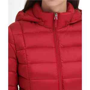 Chaqueta Acolchada Reversible Unisex de Alta Calidad al por Mayor, Rellena de Poliéster, Impermeable, Ecológica, con Capucha Desmontable y Cuello, Talla Grande - Product Image 4