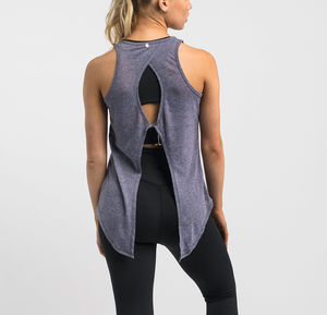 Couleurs unies personnalisées Gym Workout Fitness Wear débardeurs/coton respirant débardeurs avec des produits de haute qualité - Product Image 5