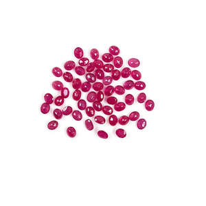 Rubis naturels de Bangkok, ovales calibrés 3x4mm 4x5mm, qualité supérieure, pierre précieuse en cristal, taille brillant, personnalisable, traité thermiquement, en vrac - Product Image 3