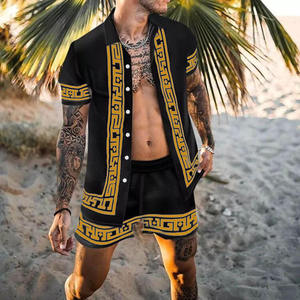 Custom Logo <b>Men</b> Short & <b>Shirt</b> Set Gym Blank Sports <b>Swim</b> Beach Basketball Man Summer Mesh Short Quick Dry Shorts Set <b>For</b> <b>Men</b> - Product Image 2