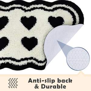 Tappetino da <span class=keywords><strong>bagno</strong></span> bianco <span class=keywords><strong>nero</strong></span> lavabile antiscivolo divertente <span class=keywords><strong>tappeto</strong></span> da <span class=keywords><strong>bagno</strong></span> carino tappetino da <span class=keywords><strong>bagno</strong></span> Ultra morbido <span class=keywords><strong>tappeto</strong></span> assorbente in microfibra - Product Image 4