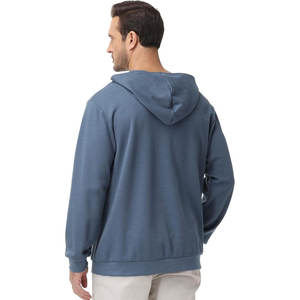 Custom 400 GSM Heavyweight 100% Cotton Terry Fleece Winter Pocket Blank Oversized Digital Printing <b>Hoodie</b> - Product Image 5