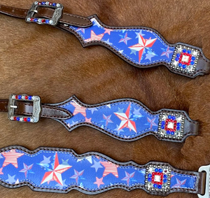 Tachuela de caballo decorativa trenzada a mano a precio de venta al por mayor hecha de cuero genuino juego de coraza Western Headstall - Product Image 3