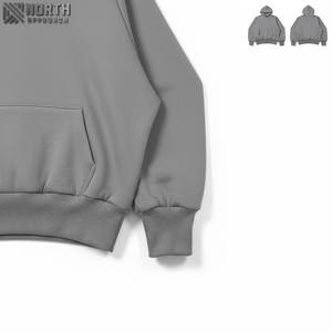 Sweats à capuche personnalisés unisexes 100% coton French Terry Fleece 360gsm Hoodie Vintage Heavyweight Oversized Blank Hoodie Men 450 gsm - Product Image 6