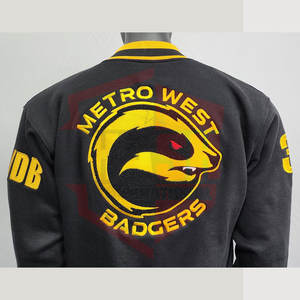 Men's 3D Printed Baseball Button <b>Jacket</b> Bomber Letterman <b>Canvas</b> <b>Jacket</b> with Letter Print - Product Image 6