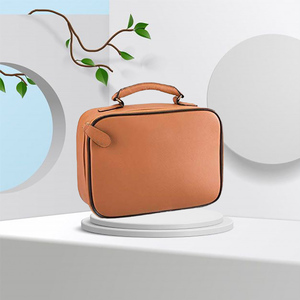 Cosmetic Travel <b>Case</b> Leather Zipper Closure for Convenient Storage and Organization of Cosmetics - Product Image 6