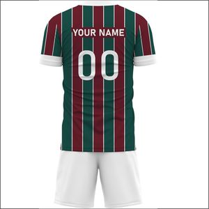 ชุดฟุตบอลขายส่งจากโรงงาน เสื้อกีฬาคอตั้ง แขนสั้น โพลีเอสเตอร์ 100% รับสั่งทำแบบซับลิเมชั่น เสื้อฟุตบอลฤดูร้อน - Product Image 1