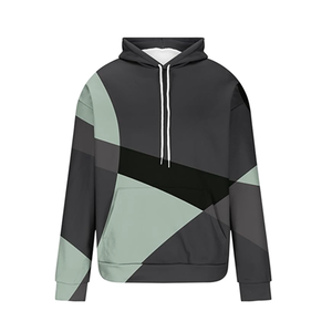 Sweats à capuche en coton surdimensionnés avec logo en polaire lourde unie de haute qualité entretenus par OEM Sweats à capuche personnalisés pour l'hiver pour hommes - Product Image 4