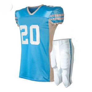 Kit de uniforme de fútbol americano para hombres y mujeres, tela duradera de alta calidad ventilada, ajuste cómodo, tamaño ajustable, protección completa - Product Image 1