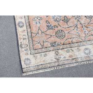 พรมวินเทจสไตล์ตุรกี ขนาด 3x6.2 ฟุต พรมตกแต่งสีน้ำตาล พรมสไตล์ตะวันตกเฉียงใต้ - Product Image 4