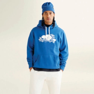 Best Quality Embroidered <b>Sun</b> Fade Pullover Hoodies Custom Drop Shoulder Vintage Wash 380gsm Distressed 100% Cotton Hoodies Men - Product Image 4