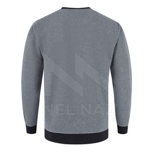 Sudadera deportiva ajustada para hombre, ropa de ejercicio personalizada de algodón pesado y poliéster para uso en invierno - Product Image 3