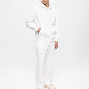 Wholesale Supplier Men's Oversized Baggy Tracksuit Set Custom Heavyweight Cotton <b>Hoodie</b> and Jogger Workout Sweatsuit - Product Image 5