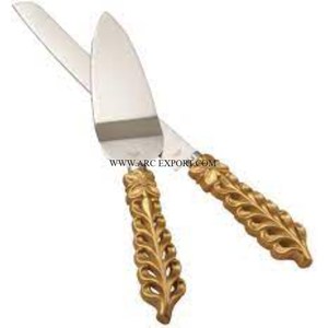 Classic Designing Stainless Steel Silver Ware Wedding <b>Cake</b> <b>Server</b> and Knife With Designer Handle Wedding Decorative <b>Cake</b> <b>Server</b> - Product Image 5