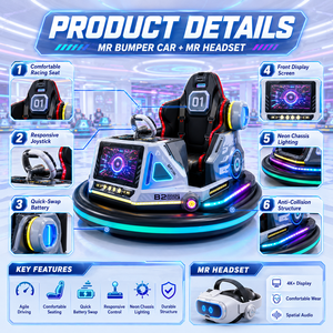 <span class=keywords><strong>Increíble</strong></span> Juego de Disparos <span class=keywords><strong>MR</strong></span> UFO con Movimiento de 360 Grados para Niños y Adolescentes, Construcción de Acero Metálico para Uso Comercial en Interiores, VR AR - Product Image 3