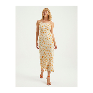 Robe midi en viscose à imprimé floral BGN ROPE HANGER S23D485 - Product Image 2