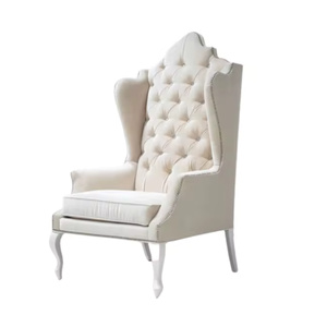 Hotel High Back Throne Chairs With Fabric <b>Cushion</b> Materials Hotel Wedding Furniture Hot Selling Wooden Throne Chairs - Product Image 1