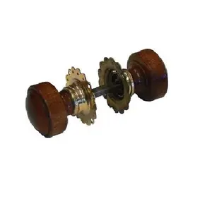 皇家圆形木门旋钮，带螺栓，用于客厅门厨房拉具滑动壁橱衣柜门五金手工制作