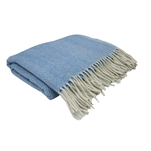 Jeté de couverture de luxe en laine à chevrons mangue douce de haute qualité produit du vendeur indien à vendre pour bébés - Product Image 4