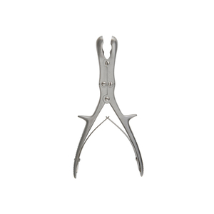 Semb Bone Rongeur ligeramente curvado doble acción 20mm mandíbulas acción compuesta 240mm instrumento ortopédico quirúrgico - Product Image 1