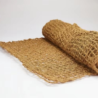 Geotextil de fibra de coco duradero: alfombrilla de control de erosión de fibra de coco ecológica para paisajismo, construcción de carreteras, estabilización del suelo