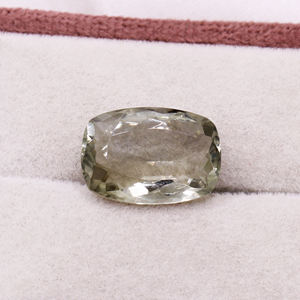 พลอยอะมีทิสต์สีเขียวธรรมชาติทรงคุชชั่นคุณภาพสูง ได้รับการรับรองจาก GIA สำหรับทำเครื่องประดับ เหมาะสำหรับเป็นพลอยประจำเดือนกุมภาพันธ์ - Product Image 4