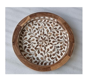 Napperon luxueux en bois et nacre haut exquis fait à la main sélectionné avec prix de gros produit au Vietnam - Product Image 1