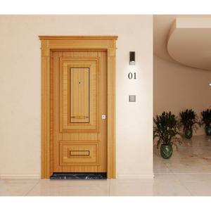 ประตูเหล็กไม้หรูหรา ABSDOOR ZENITH สำหรับทางเข้าบ้าน ความปลอดภัยสูง ฉนวนกันความร้อนเหนือระดับมาตรฐาน ป้องกันได้สูงสุด ผลิตในตุรกี - Product Image 5