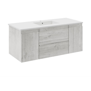 Tocador de baño de hotel OEM de alta calidad Roble/Pino/Acacia Pared de vidrio de madera maciza Listo para montar Muebles para el hogar Vietnamita - Product Image 4