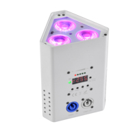 Projecteur de scène LED sans fil 3x18W RGBWA+UV avec contrôle DMX512, indice de protection IP33, pour DJ et événements de mariage