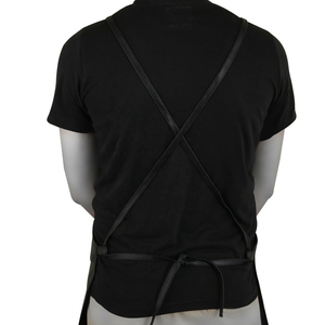 Tablier de coiffeur professionnel et de cuisine Tabliers personnalisés en coton et en cuir pour toiletteurs pour animaux de compagnie - Product Image 5