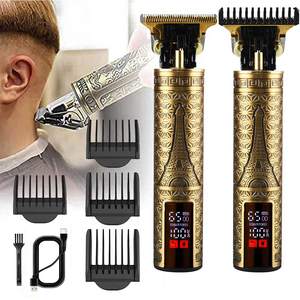 Kit de Corte de Pelo Profesional Inalámbrico, Recortadora con Cuchilla en T Recargable, Afeitadora con Pantalla LCD, Resistente al Agua IPX7, Funciona con Batería - Product Image 3