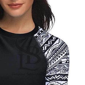 Custom Sublimated Ladies Rash Guard Profesional Ligero Slim Fit Ropa de mujer Precio al por mayor tarifa barata 2025 - Product Image 3