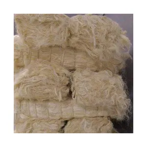 Fibra de sisal natural de juta 1 camada 2 camadas 3 camadas de cordas trançadas de sisal de cânhamo de alta qualidade 100% fibra de sisal natural para venda